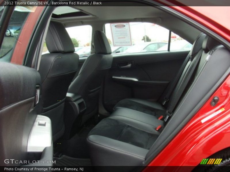Barcelona Red Metallic / Black 2012 Toyota Camry SE V6