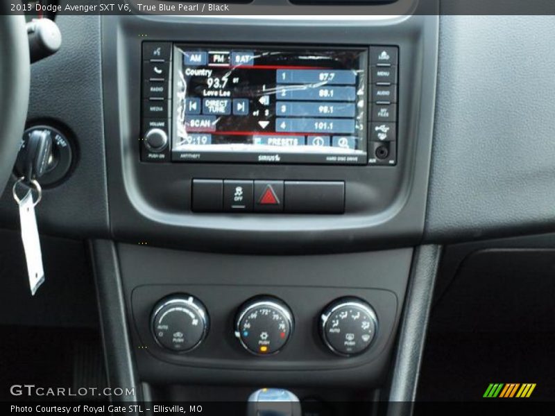 True Blue Pearl / Black 2013 Dodge Avenger SXT V6