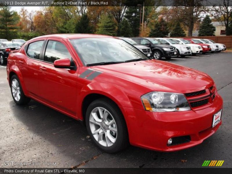 Redline 2-Coat Pearl / Black/Red 2013 Dodge Avenger R/T