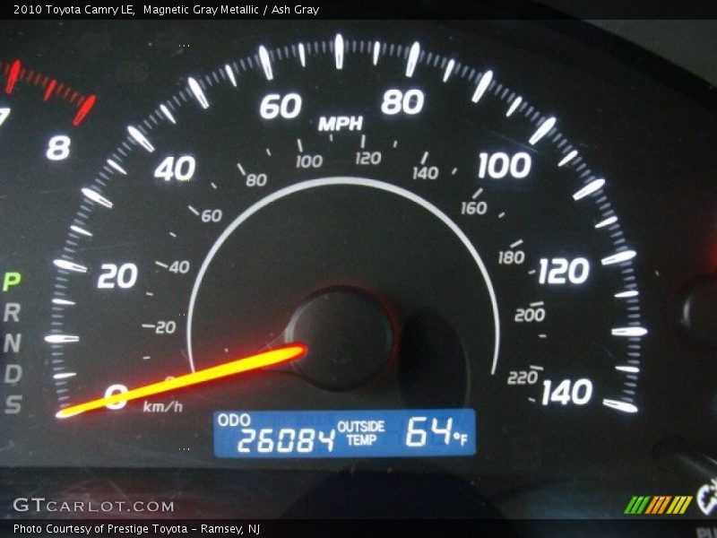Magnetic Gray Metallic / Ash Gray 2010 Toyota Camry LE