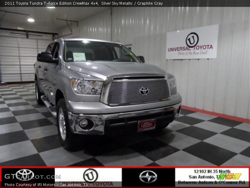Silver Sky Metallic / Graphite Gray 2011 Toyota Tundra T-Force Edition CrewMax 4x4