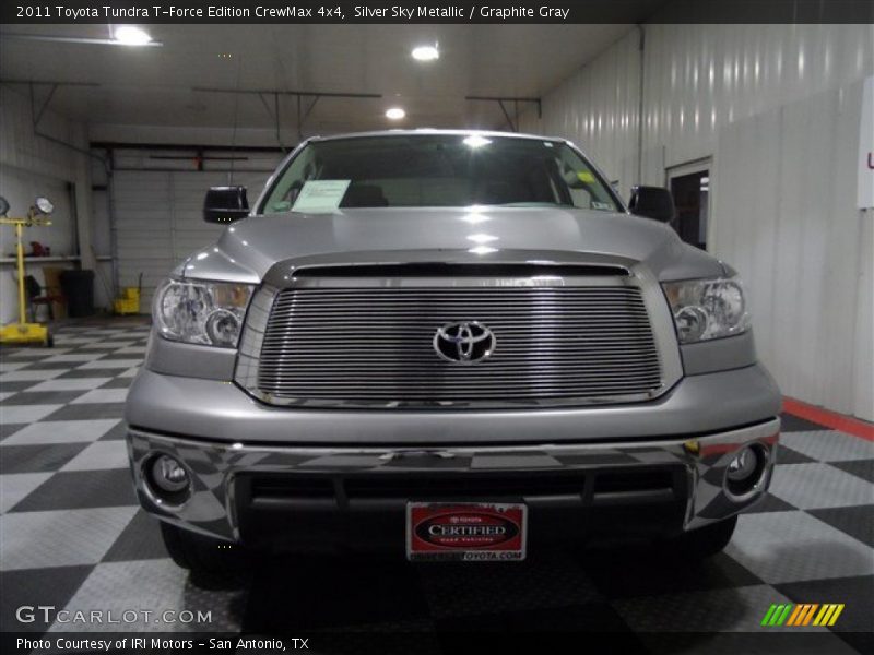 Silver Sky Metallic / Graphite Gray 2011 Toyota Tundra T-Force Edition CrewMax 4x4