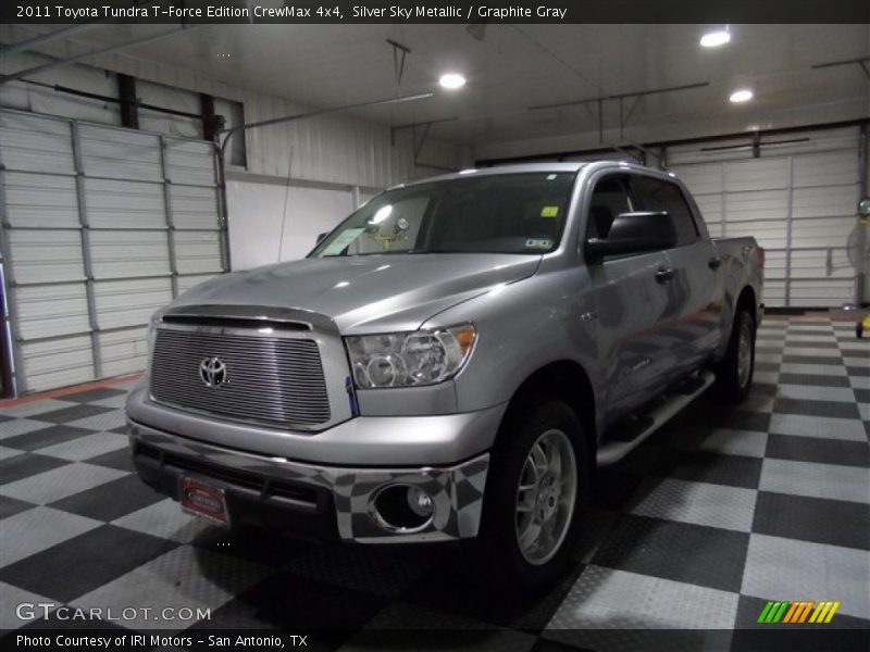 Silver Sky Metallic / Graphite Gray 2011 Toyota Tundra T-Force Edition CrewMax 4x4