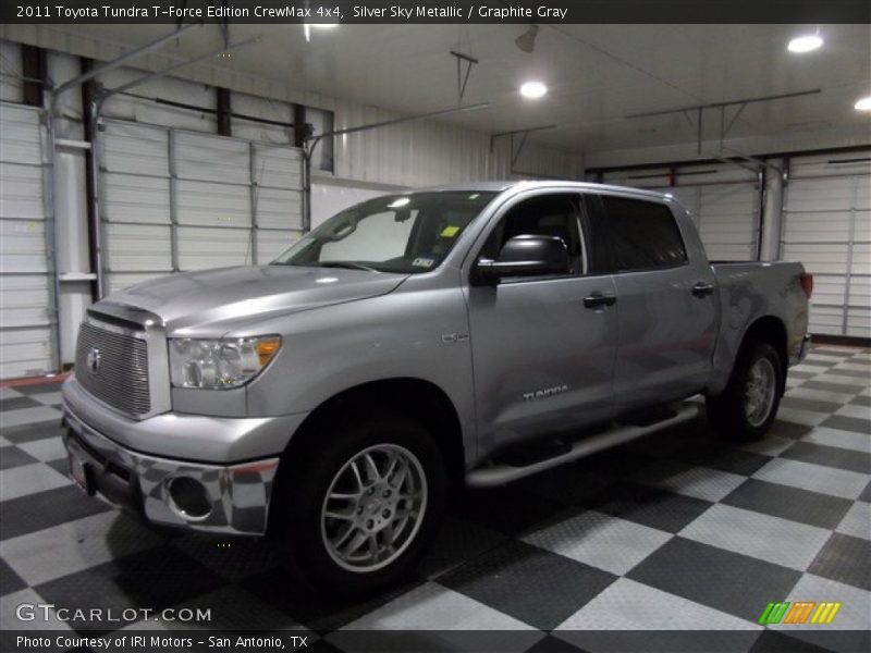 Silver Sky Metallic / Graphite Gray 2011 Toyota Tundra T-Force Edition CrewMax 4x4