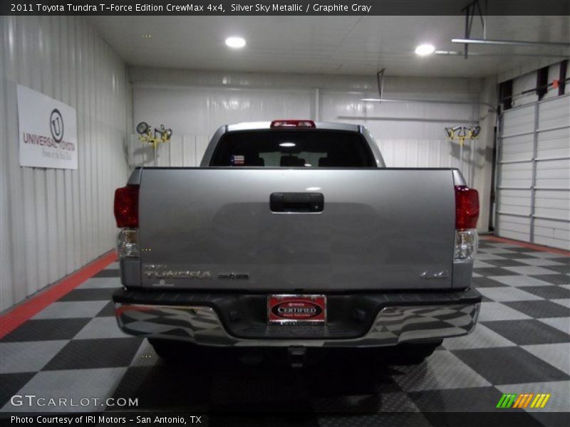 Silver Sky Metallic / Graphite Gray 2011 Toyota Tundra T-Force Edition CrewMax 4x4