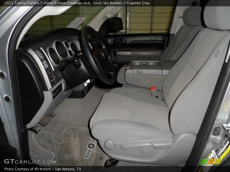 Silver Sky Metallic / Graphite Gray 2011 Toyota Tundra T-Force Edition CrewMax 4x4