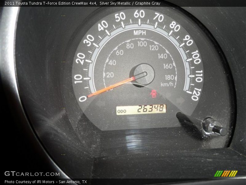 Silver Sky Metallic / Graphite Gray 2011 Toyota Tundra T-Force Edition CrewMax 4x4