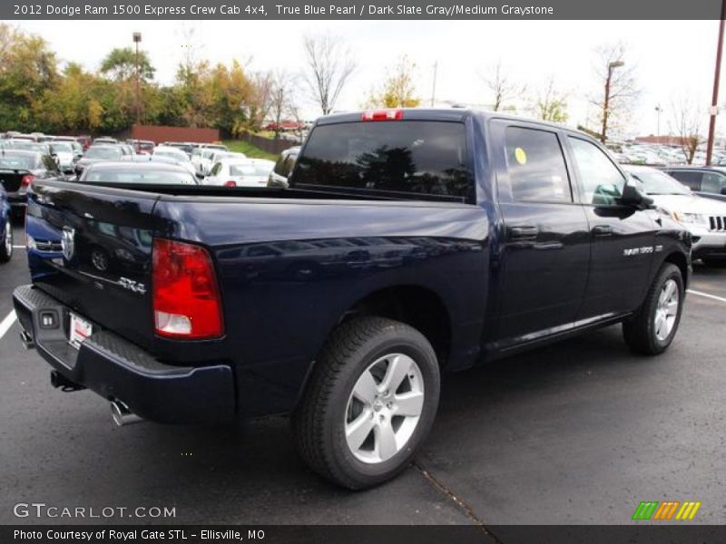  2012 Ram 1500 Express Crew Cab 4x4 True Blue Pearl