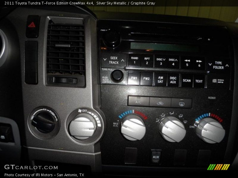Silver Sky Metallic / Graphite Gray 2011 Toyota Tundra T-Force Edition CrewMax 4x4