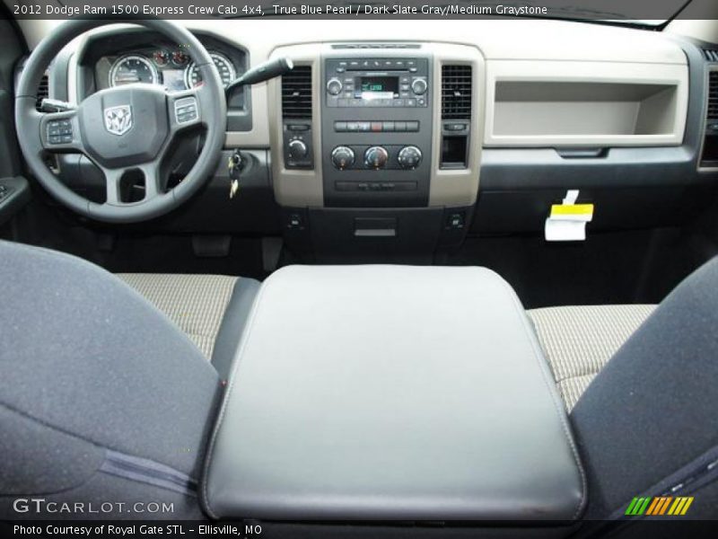 True Blue Pearl / Dark Slate Gray/Medium Graystone 2012 Dodge Ram 1500 Express Crew Cab 4x4