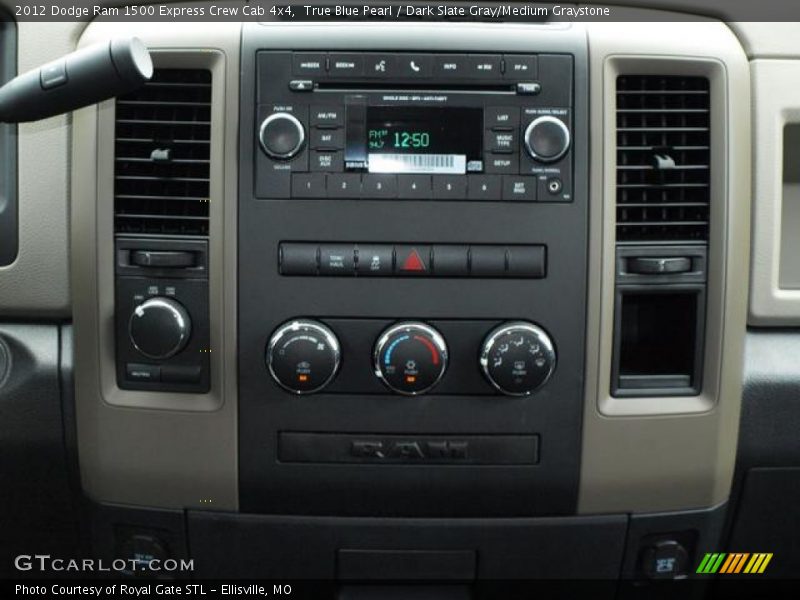 True Blue Pearl / Dark Slate Gray/Medium Graystone 2012 Dodge Ram 1500 Express Crew Cab 4x4