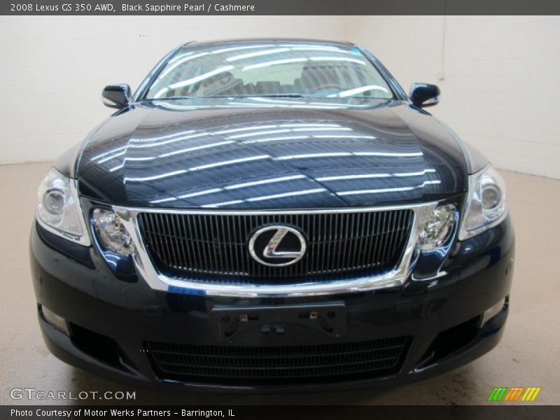 Black Sapphire Pearl / Cashmere 2008 Lexus GS 350 AWD