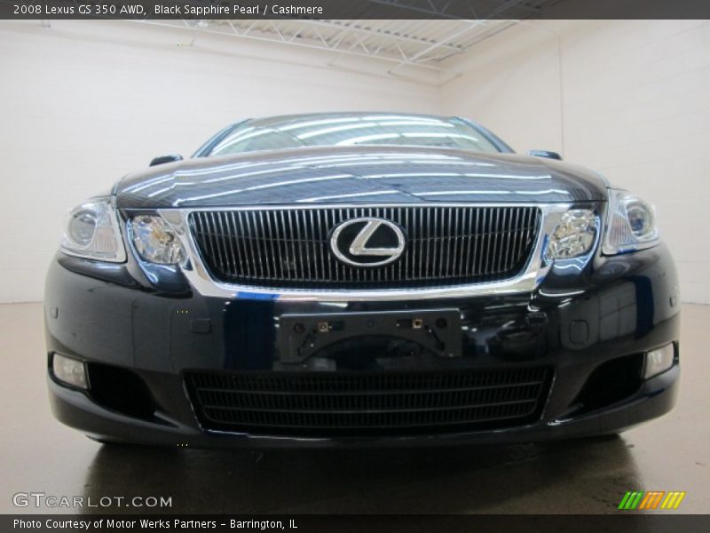 Black Sapphire Pearl / Cashmere 2008 Lexus GS 350 AWD