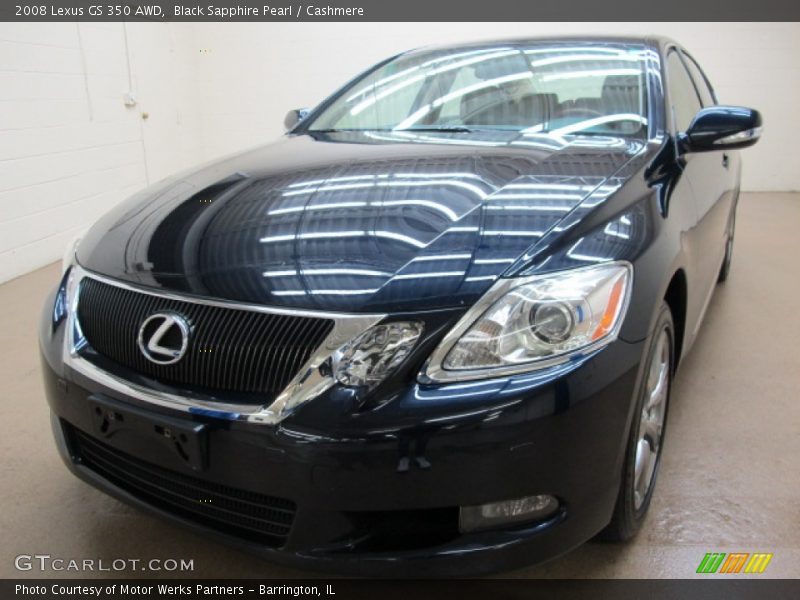 Black Sapphire Pearl / Cashmere 2008 Lexus GS 350 AWD