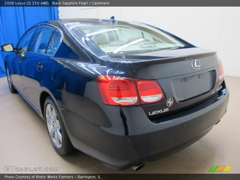 Black Sapphire Pearl / Cashmere 2008 Lexus GS 350 AWD