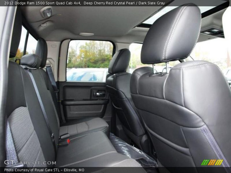 Deep Cherry Red Crystal Pearl / Dark Slate Gray 2012 Dodge Ram 1500 Sport Quad Cab 4x4