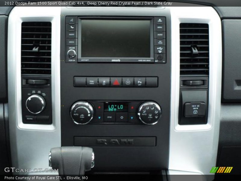 Deep Cherry Red Crystal Pearl / Dark Slate Gray 2012 Dodge Ram 1500 Sport Quad Cab 4x4
