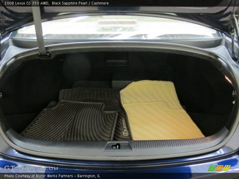 Black Sapphire Pearl / Cashmere 2008 Lexus GS 350 AWD