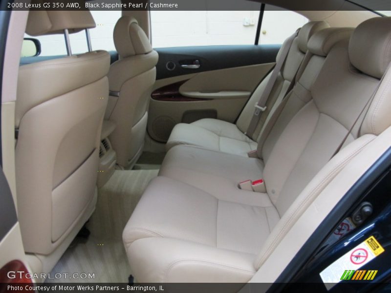 Black Sapphire Pearl / Cashmere 2008 Lexus GS 350 AWD