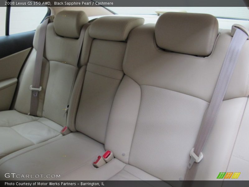 Black Sapphire Pearl / Cashmere 2008 Lexus GS 350 AWD