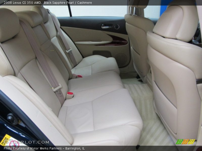 Black Sapphire Pearl / Cashmere 2008 Lexus GS 350 AWD