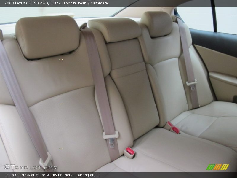 Black Sapphire Pearl / Cashmere 2008 Lexus GS 350 AWD