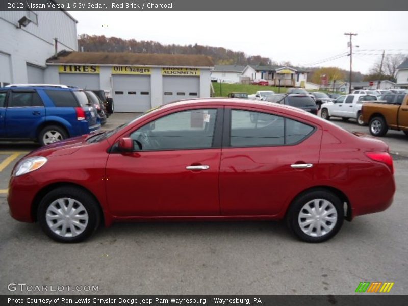 Red Brick / Charcoal 2012 Nissan Versa 1.6 SV Sedan