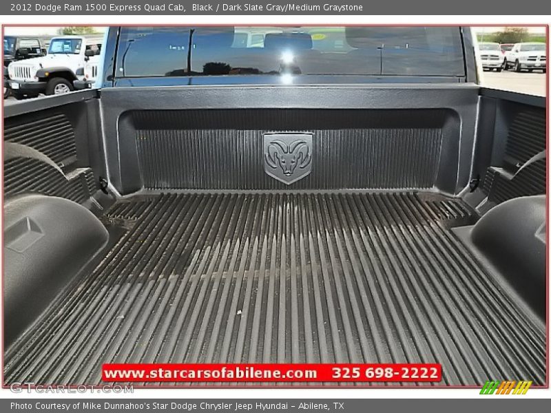 Black / Dark Slate Gray/Medium Graystone 2012 Dodge Ram 1500 Express Quad Cab