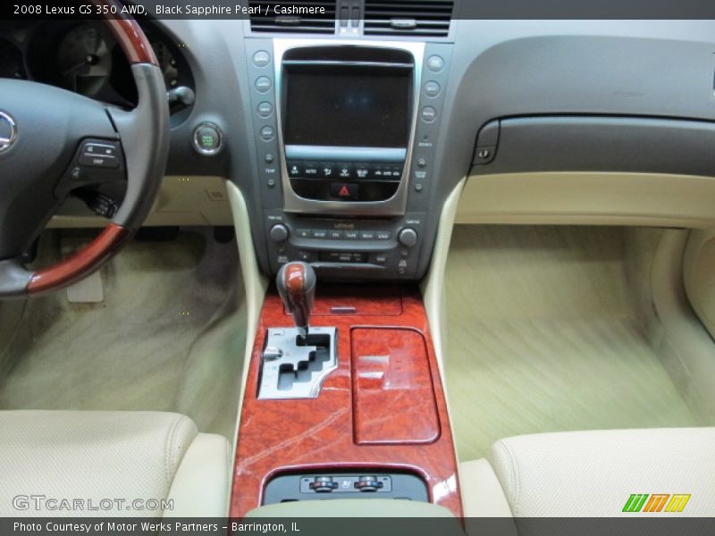 Black Sapphire Pearl / Cashmere 2008 Lexus GS 350 AWD
