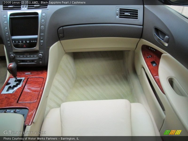 Black Sapphire Pearl / Cashmere 2008 Lexus GS 350 AWD