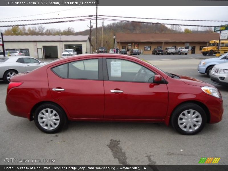 Red Brick / Charcoal 2012 Nissan Versa 1.6 SV Sedan