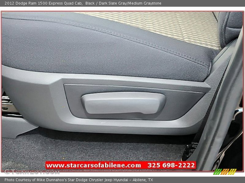 Black / Dark Slate Gray/Medium Graystone 2012 Dodge Ram 1500 Express Quad Cab