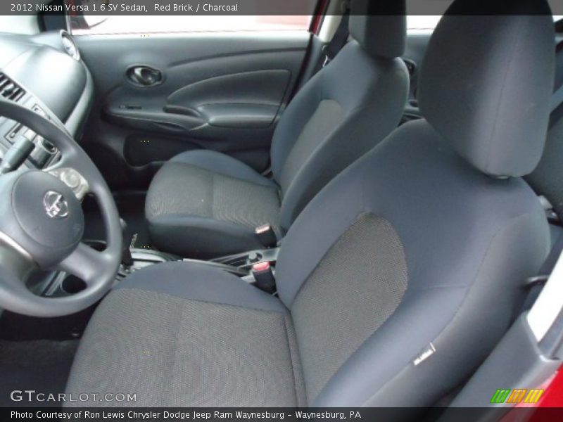Red Brick / Charcoal 2012 Nissan Versa 1.6 SV Sedan