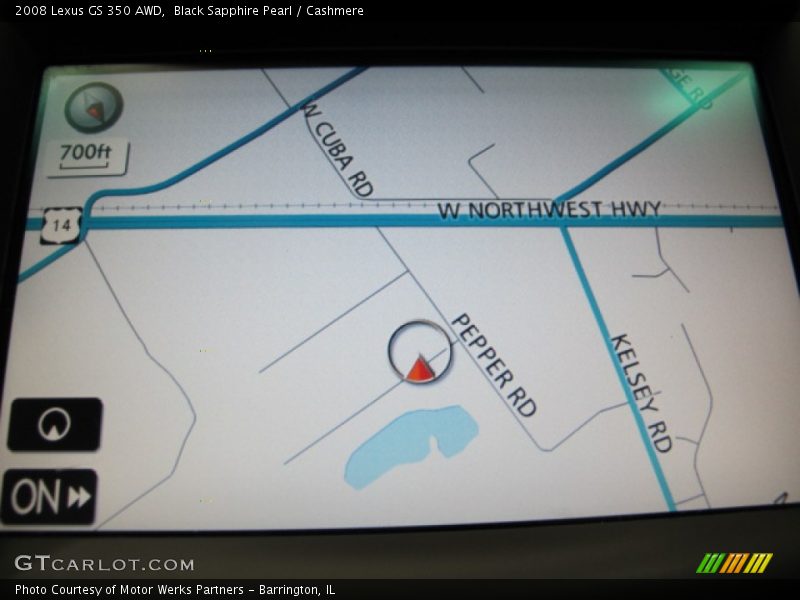 Black Sapphire Pearl / Cashmere 2008 Lexus GS 350 AWD