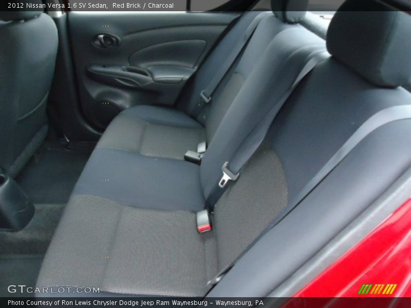 Red Brick / Charcoal 2012 Nissan Versa 1.6 SV Sedan