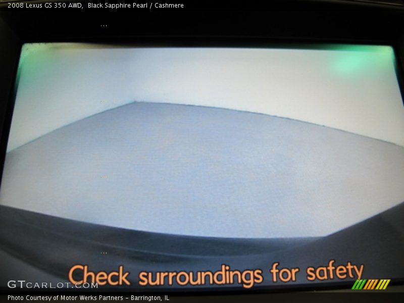 Black Sapphire Pearl / Cashmere 2008 Lexus GS 350 AWD