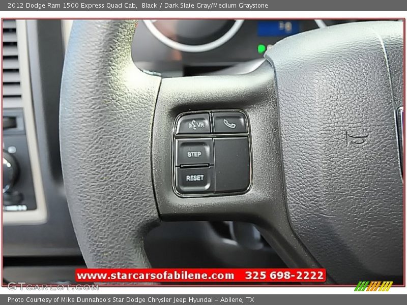 Black / Dark Slate Gray/Medium Graystone 2012 Dodge Ram 1500 Express Quad Cab