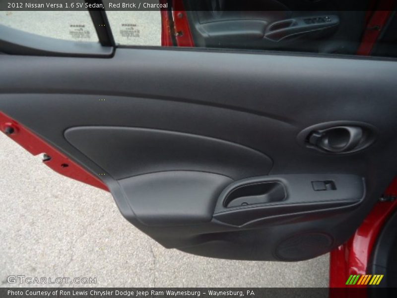 Red Brick / Charcoal 2012 Nissan Versa 1.6 SV Sedan