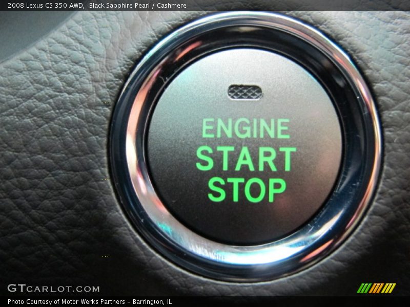 Black Sapphire Pearl / Cashmere 2008 Lexus GS 350 AWD