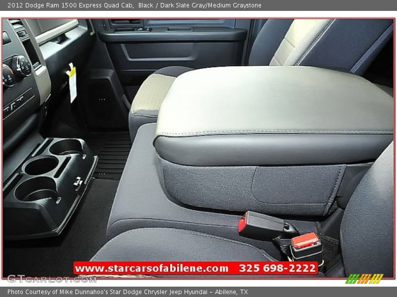 Black / Dark Slate Gray/Medium Graystone 2012 Dodge Ram 1500 Express Quad Cab