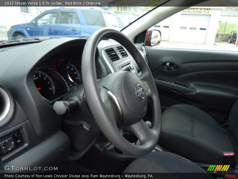 Red Brick / Charcoal 2012 Nissan Versa 1.6 SV Sedan