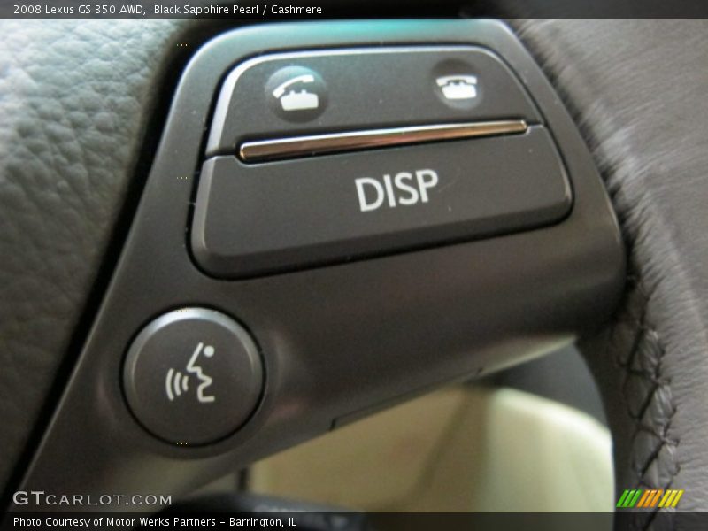 Black Sapphire Pearl / Cashmere 2008 Lexus GS 350 AWD
