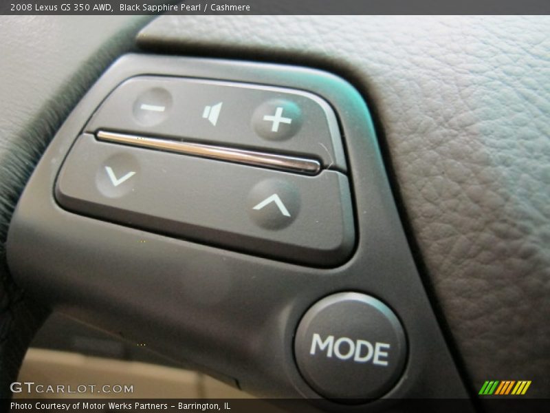 Black Sapphire Pearl / Cashmere 2008 Lexus GS 350 AWD