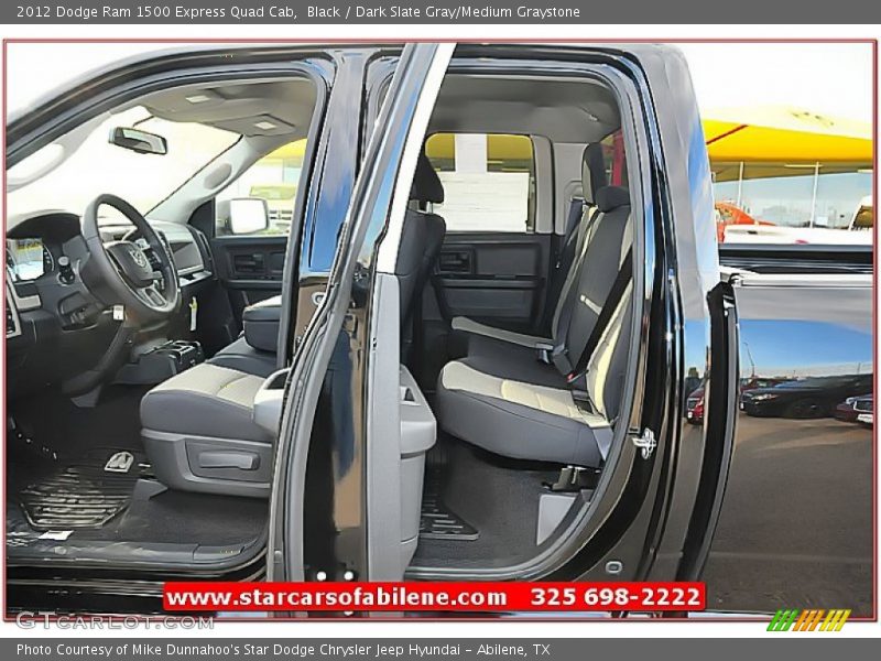 Black / Dark Slate Gray/Medium Graystone 2012 Dodge Ram 1500 Express Quad Cab