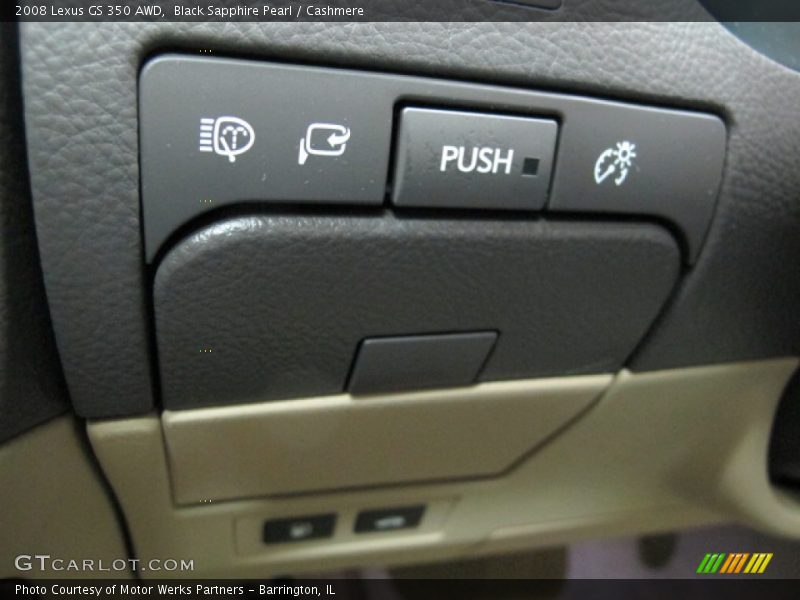 Black Sapphire Pearl / Cashmere 2008 Lexus GS 350 AWD