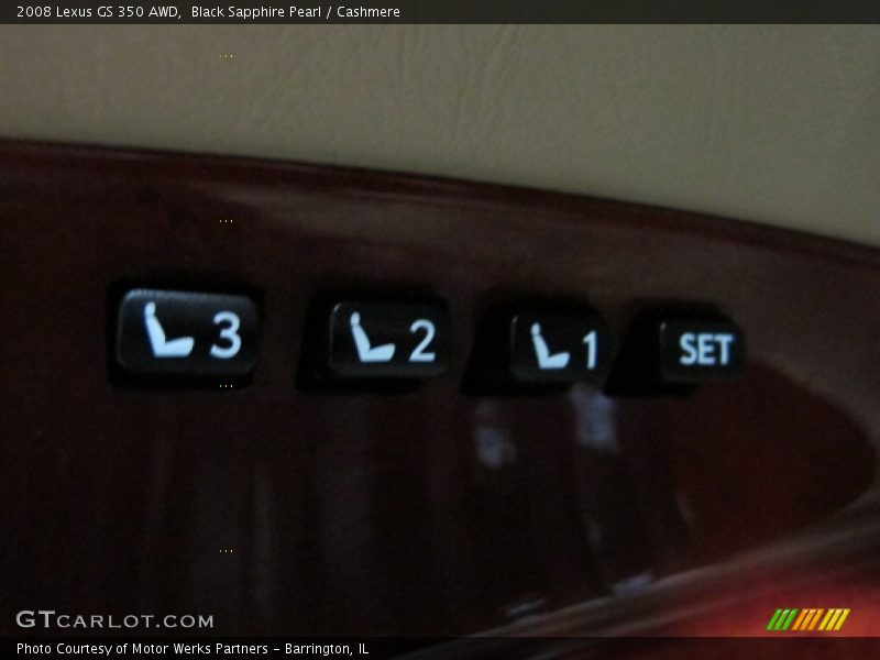 Black Sapphire Pearl / Cashmere 2008 Lexus GS 350 AWD