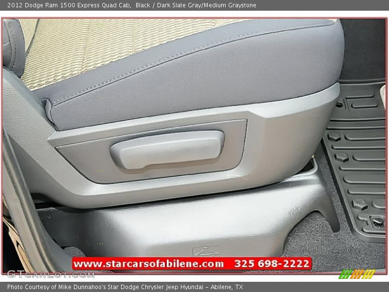 Black / Dark Slate Gray/Medium Graystone 2012 Dodge Ram 1500 Express Quad Cab