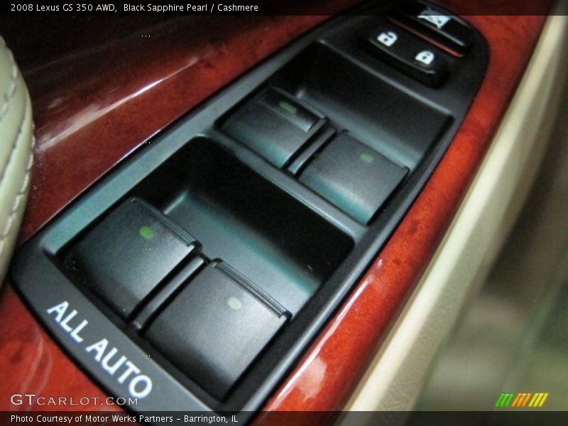 Black Sapphire Pearl / Cashmere 2008 Lexus GS 350 AWD