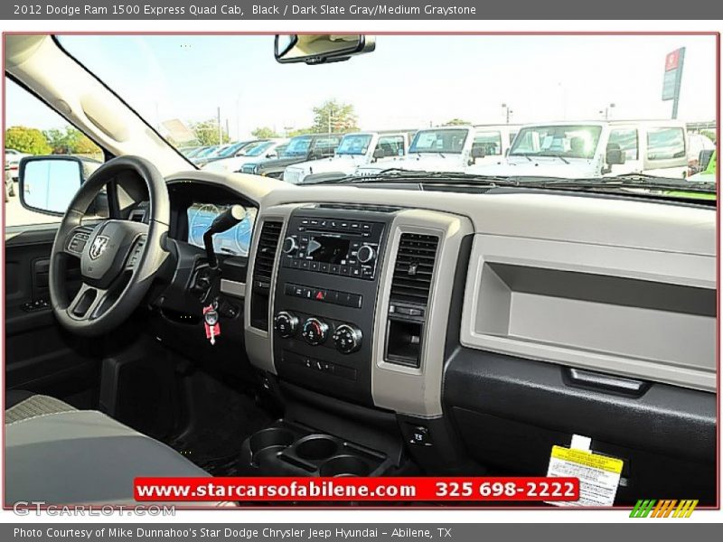 Black / Dark Slate Gray/Medium Graystone 2012 Dodge Ram 1500 Express Quad Cab