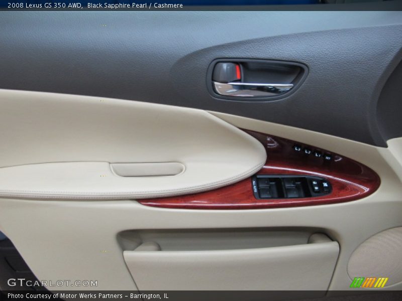 Black Sapphire Pearl / Cashmere 2008 Lexus GS 350 AWD
